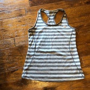 New Balance racer rback workout top